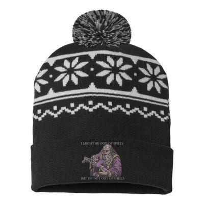 I Might Be Out Of Spells But IM Not Out Of Shells USA-Made Snowflake Beanie