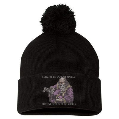 I Might Be Out Of Spells But IM Not Out Of Shells Pom Pom 12in Knit Beanie