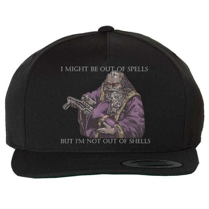 I Might Be Out Of Spells But IM Not Out Of Shells Wool Snapback Cap