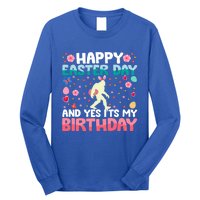 It's My Birthday And Easter Day Happy To Me You Bigfoot Meaningful Gift Long Sleeve Shirt