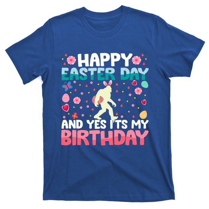 It's My Birthday And Easter Day Happy To Me You Bigfoot Meaningful Gift T-Shirt