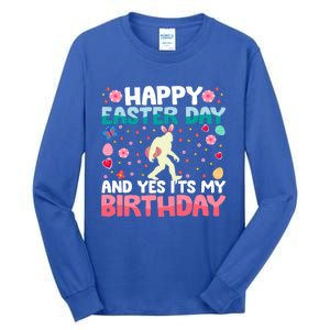 It's My Birthday And Easter Day Happy To Me You Bigfoot Meaningful Gift Tall Long Sleeve T-Shirt