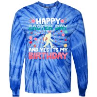 It's My Birthday And Easter Day Happy To Me You Bigfoot Meaningful Gift Tie-Dye Long Sleeve Shirt