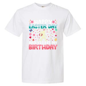 It's My Birthday And Easter Day Happy To Me You Bigfoot Meaningful Gift Garment-Dyed Heavyweight T-Shirt