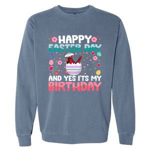 It's My Birthday And Easter Day Happy To Me You Cardinal Meaningful Gift Garment-Dyed Sweatshirt