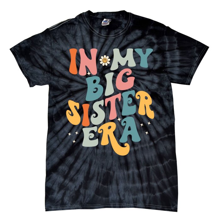 In My Big Sis Era Baby Kids Girls Big Sister Tie-Dye T-Shirt