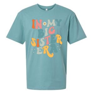 In My Big Sis Era Baby Kids Girls Big Sister Sueded Cloud Jersey T-Shirt