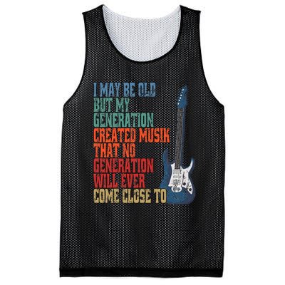 I May Be Old But My Mesh Reversible Basketball Jersey Tank