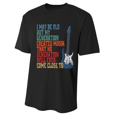 I May Be Old But My Performance Sprint T-Shirt