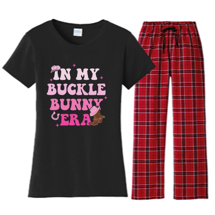 In My Buckle Bunny Era Design Women's Flannel Pajama Set