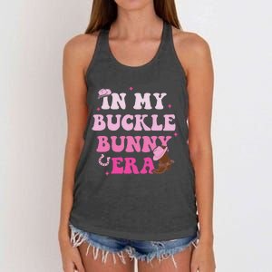 In My Buckle Bunny Era Design Women's Knotted Racerback Tank