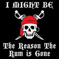 I Might Be The Reason The Rum Is Gone Pirate Day 16 in Basic Backpack