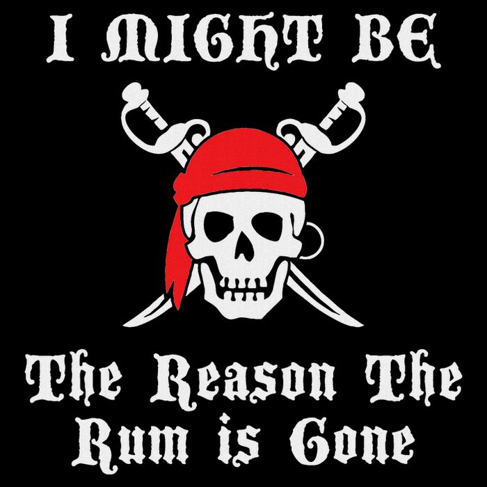 I Might Be The Reason The Rum Is Gone Pirate Day 16 in Basic Backpack