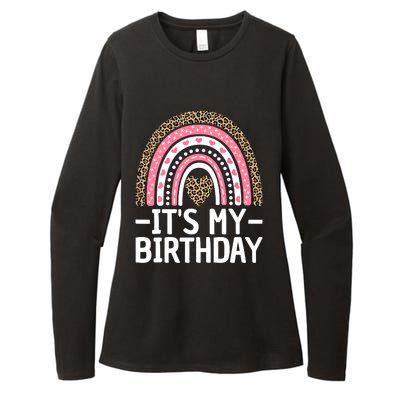 Its My Birthday Bday Outfit Rainbow Birthday Womens CVC Long Sleeve Shirt