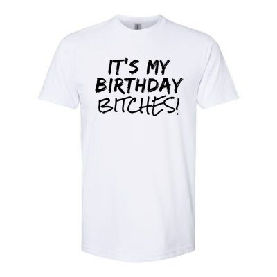 It's My Birthday Bitches Funny Birthday Gift Softstyle CVC T-Shirt