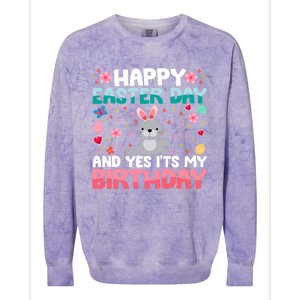 It's My Birthday And Easter Day Happy To Me You Sea Lion Great Gift Colorblast Crewneck Sweatshirt