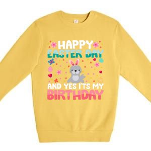 It's My Birthday And Easter Day Happy To Me You Sea Lion Great Gift Premium Crewneck Sweatshirt