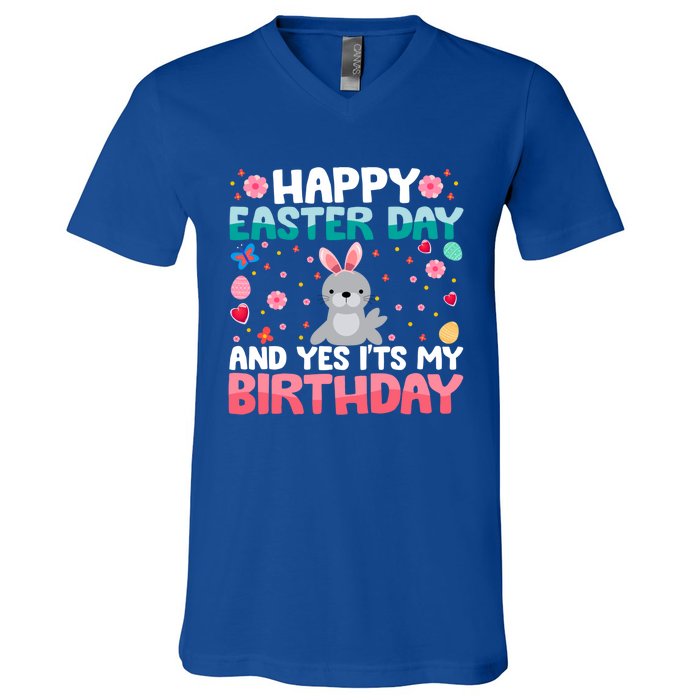 It's My Birthday And Easter Day Happy To Me You Sea Lion Great Gift V-Neck T-Shirt