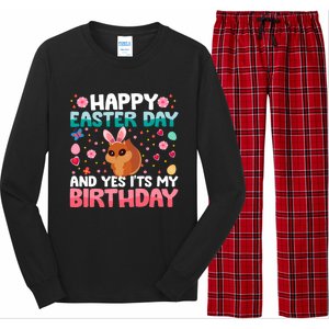 It's My Birthday And Easter Day Happy To Me You Squirrel Gift Long Sleeve Pajama Set