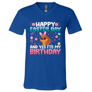 It's My Birthday And Easter Day Happy To Me You Squirrel Gift V-Neck T-Shirt