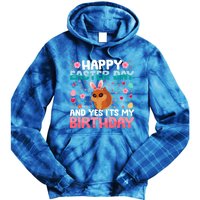 It's My Birthday And Easter Day Happy To Me You Squirrel Gift Tie Dye Hoodie