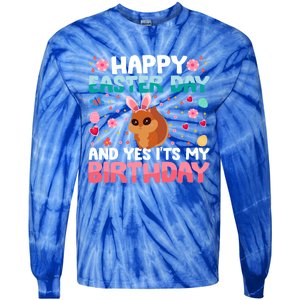 It's My Birthday And Easter Day Happy To Me You Squirrel Gift Tie-Dye Long Sleeve Shirt