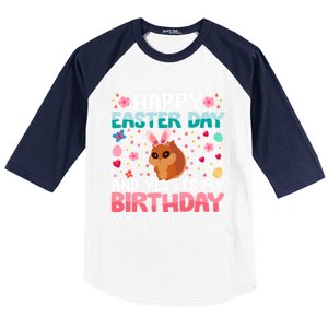 It's My Birthday And Easter Day Happy To Me You Squirrel Gift Baseball Sleeve Shirt