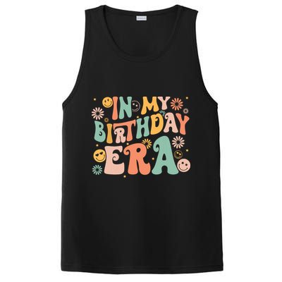 In My Birthday Era Retro Vintage Groovy Birthday Girl PosiCharge Competitor Tank