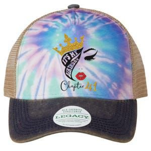 It's My Birthday Chapter 41 Messy Bun 41st Birthday Legacy Tie Dye Trucker Hat