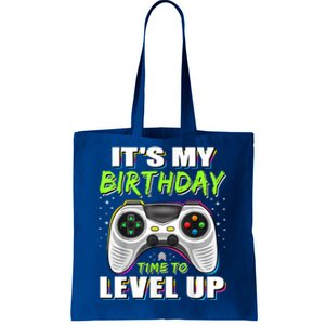 Its My Birthday Boy Time To Level Up Video Game Gift Tote Bag