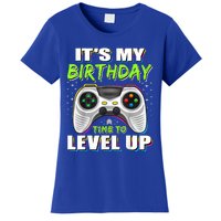 Its My Birthday Boy Time To Level Up Video Game Gift Women's T-Shirt