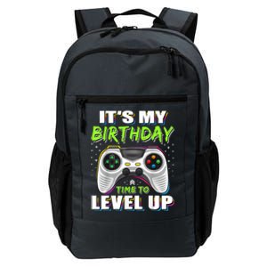 Its My Birthday Boy Time To Level Up Video Game Gift Daily Commute Backpack