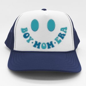 In My Boy Mom Era Groovy Retro Mom Mothers Day Trucker Hat