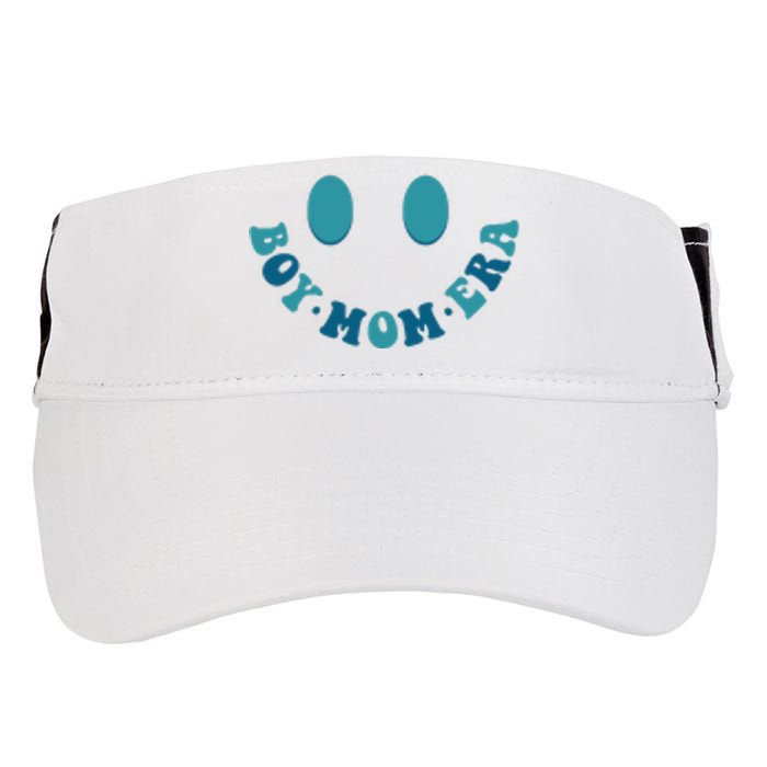 In My Boy Mom Era Groovy Retro Mom Mothers Day Adult Drive Performance Visor