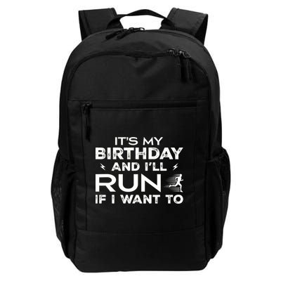 It’S My Birthday And I’Ll Run If I Want To Fun Runner’S Backpack