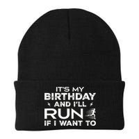 It’S My Birthday And I’Ll Run If I Want To Fun Runner’S Beanie