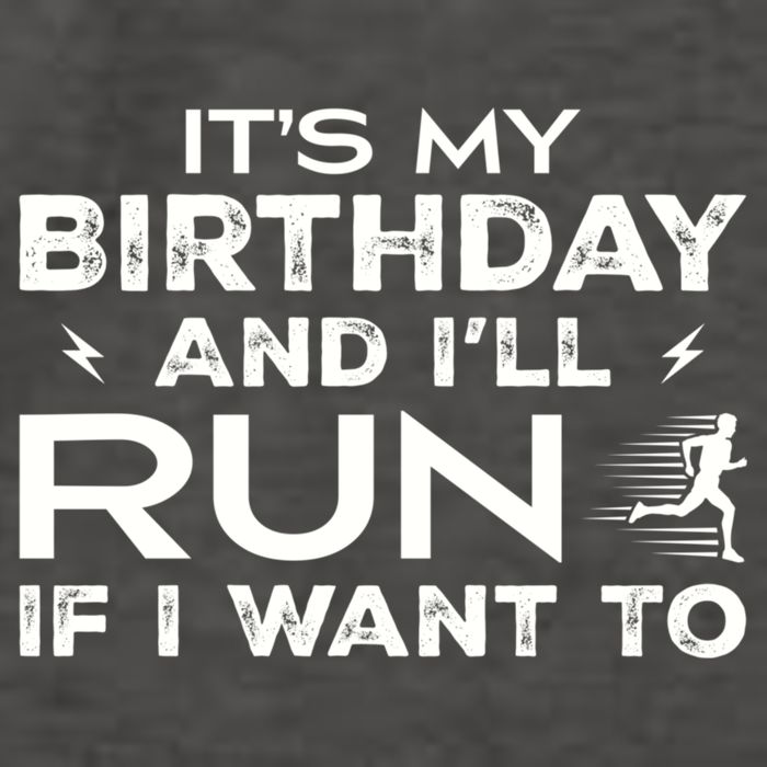 It’S My Birthday And I’Ll Run If I Want To Fun Runner’S Vector Backpack