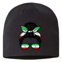 Iran Messy Bun Support Iran IranIran Sustainable Beanie