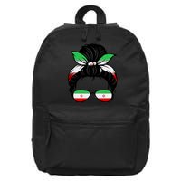Iran Messy Bun Support Iran IranIran 16 in Basic Backpack