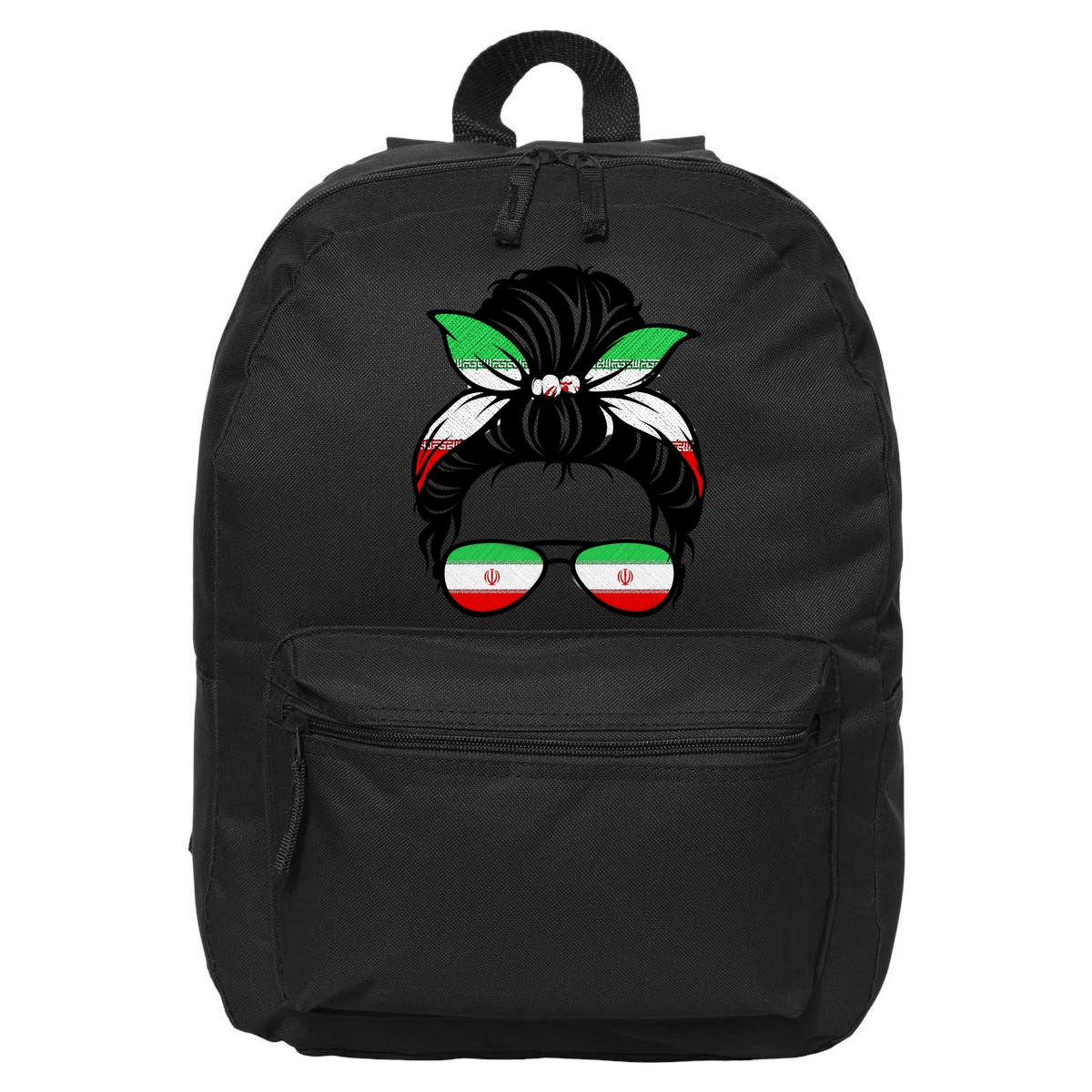 Iran Messy Bun Support Iran IranIran 16 in Basic Backpack