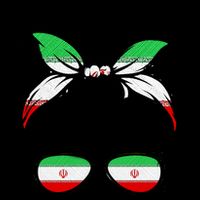 Iran Messy Bun Support Iran IranIran Zip Tote Bag