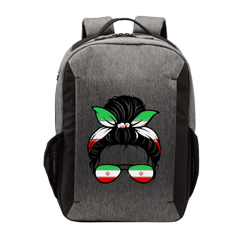 Iran Messy Bun Support Iran IranIran Vector Backpack