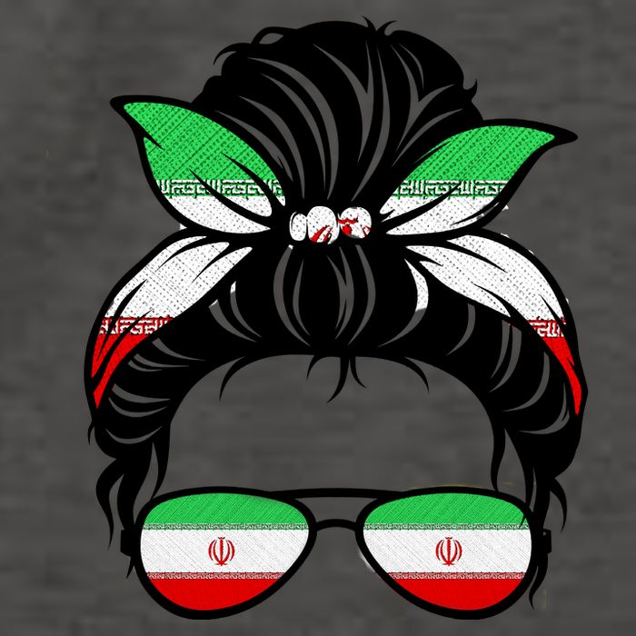 Iran Messy Bun Support Iran IranIran Vector Backpack