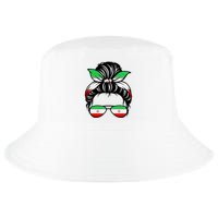 Iran Messy Bun Support Iran IranIran Cool Comfort Performance Bucket Hat