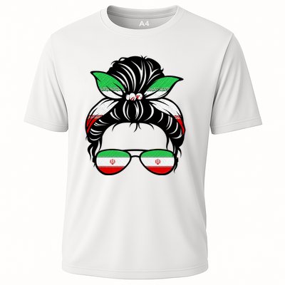 Iran Messy Bun Support Iran IranIran Performance Shirt