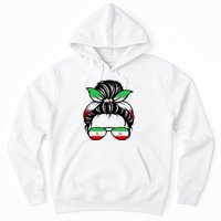 Iran Messy Bun Support Iran IranIran Hoodie