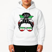 Iran Messy Bun Support Iran IranIran Hoodie