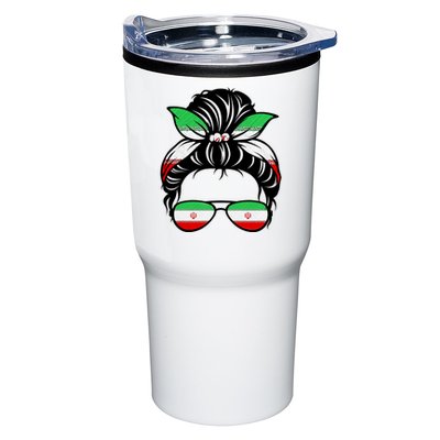 Iran Messy Bun Support Iran IranIran Tumbler