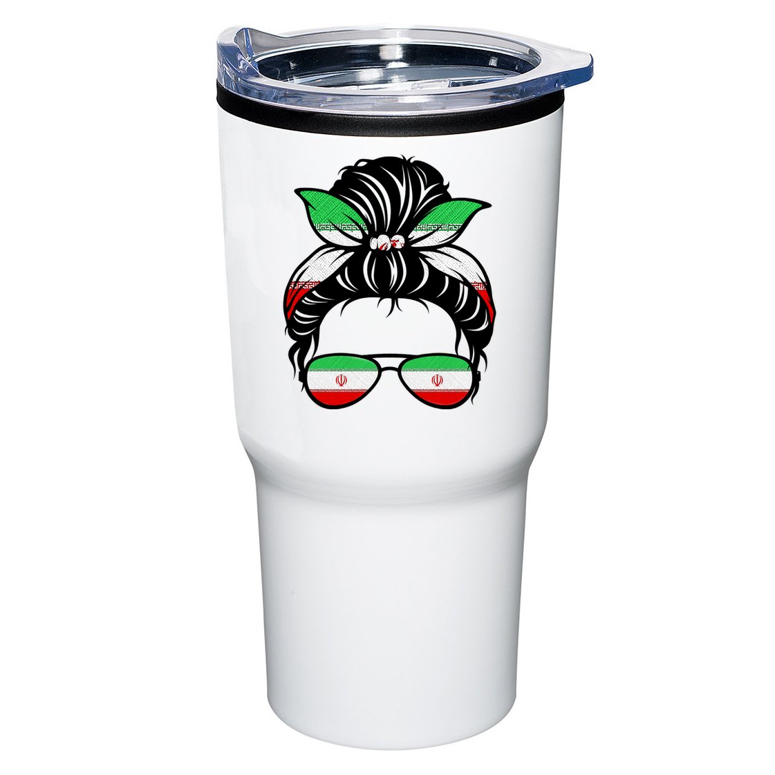 Iran Messy Bun Support Iran IranIran Tumbler