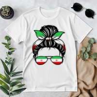 Iran Messy Bun Support Iran IranIran Premium T-Shirt